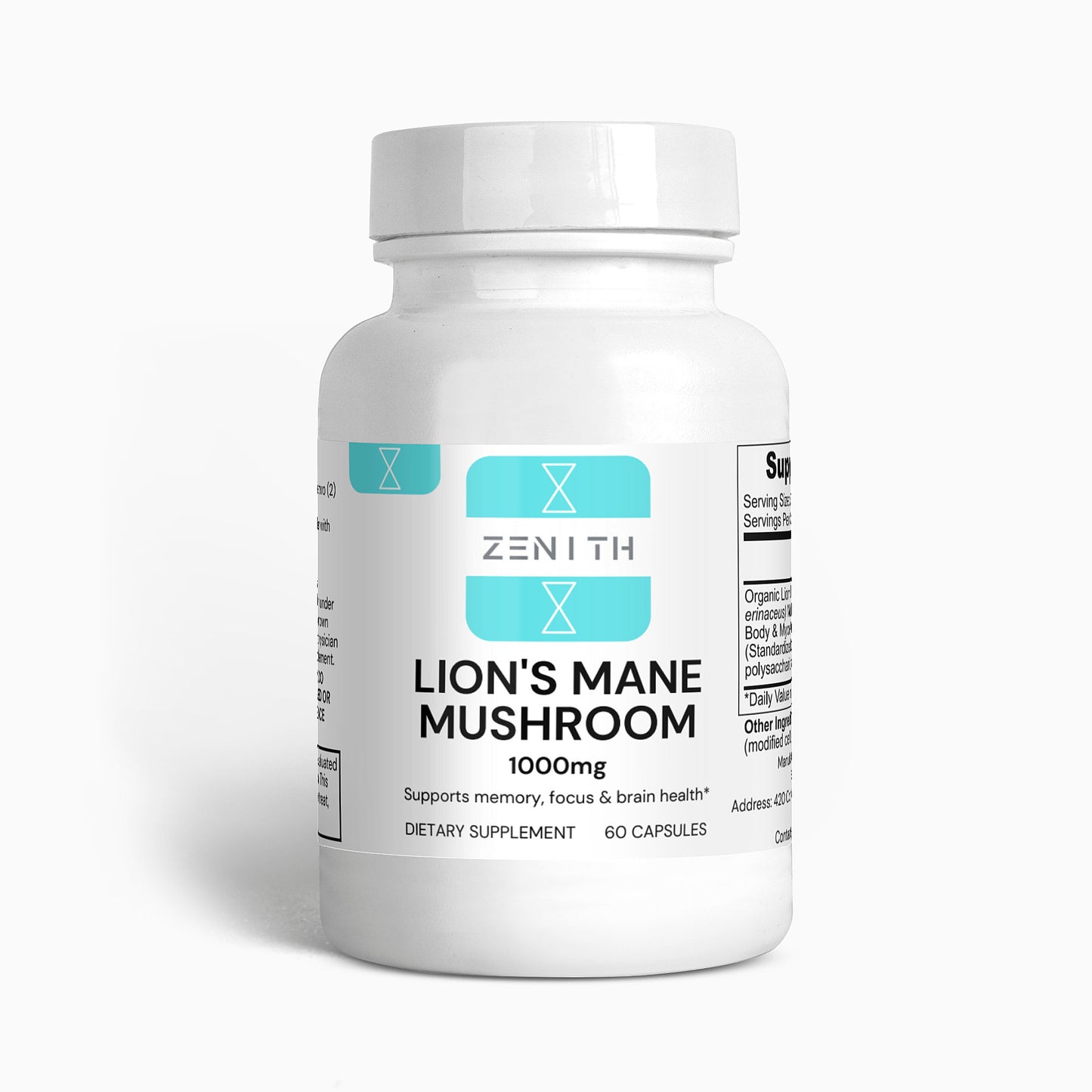 Zenith Health Lion's Mane Mushroom