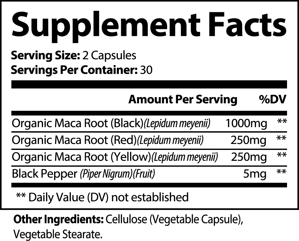 Zenith Health Maca Plus